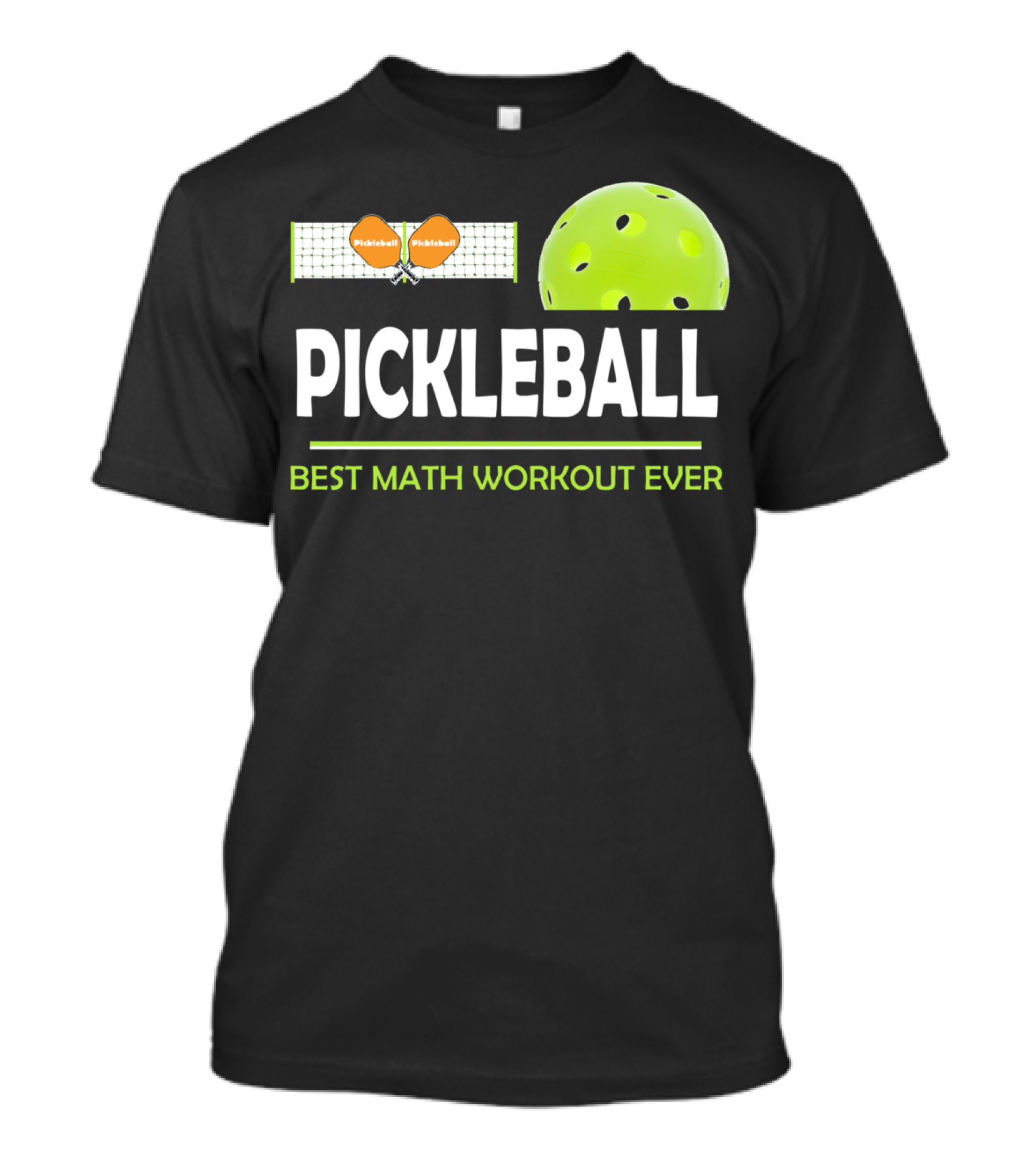Pickleball Best Math Workout Ever Funny Clever T-Shirt