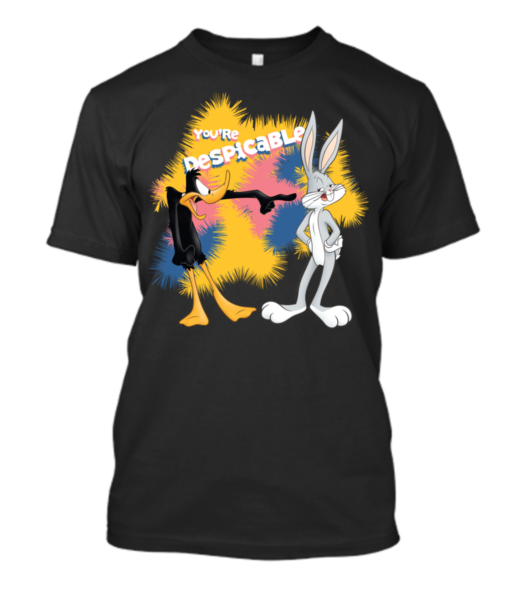You're Despicable Looney Tunes Bugs Bunny Daffy Duck T-Shirt