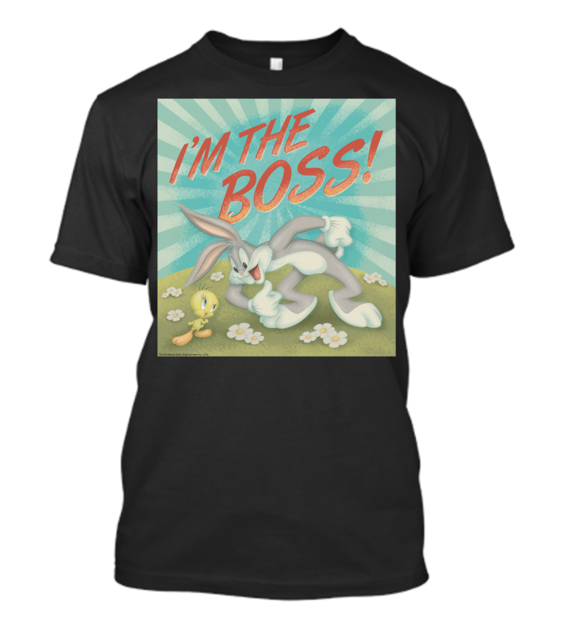 Looney Tunes I'm The Boss Bugs Bunny And Tweety T-Shirt