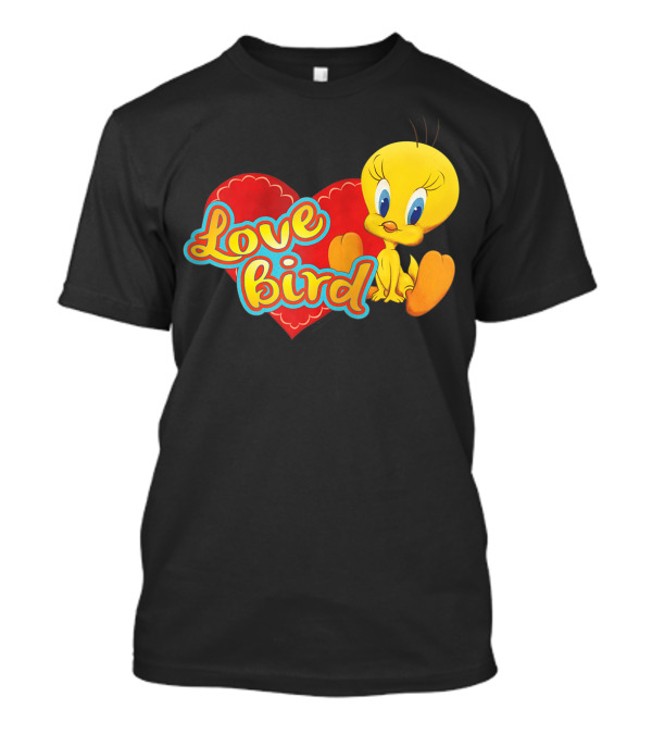 Looney Tunes Tweety Love Bird Heart T-Shirt