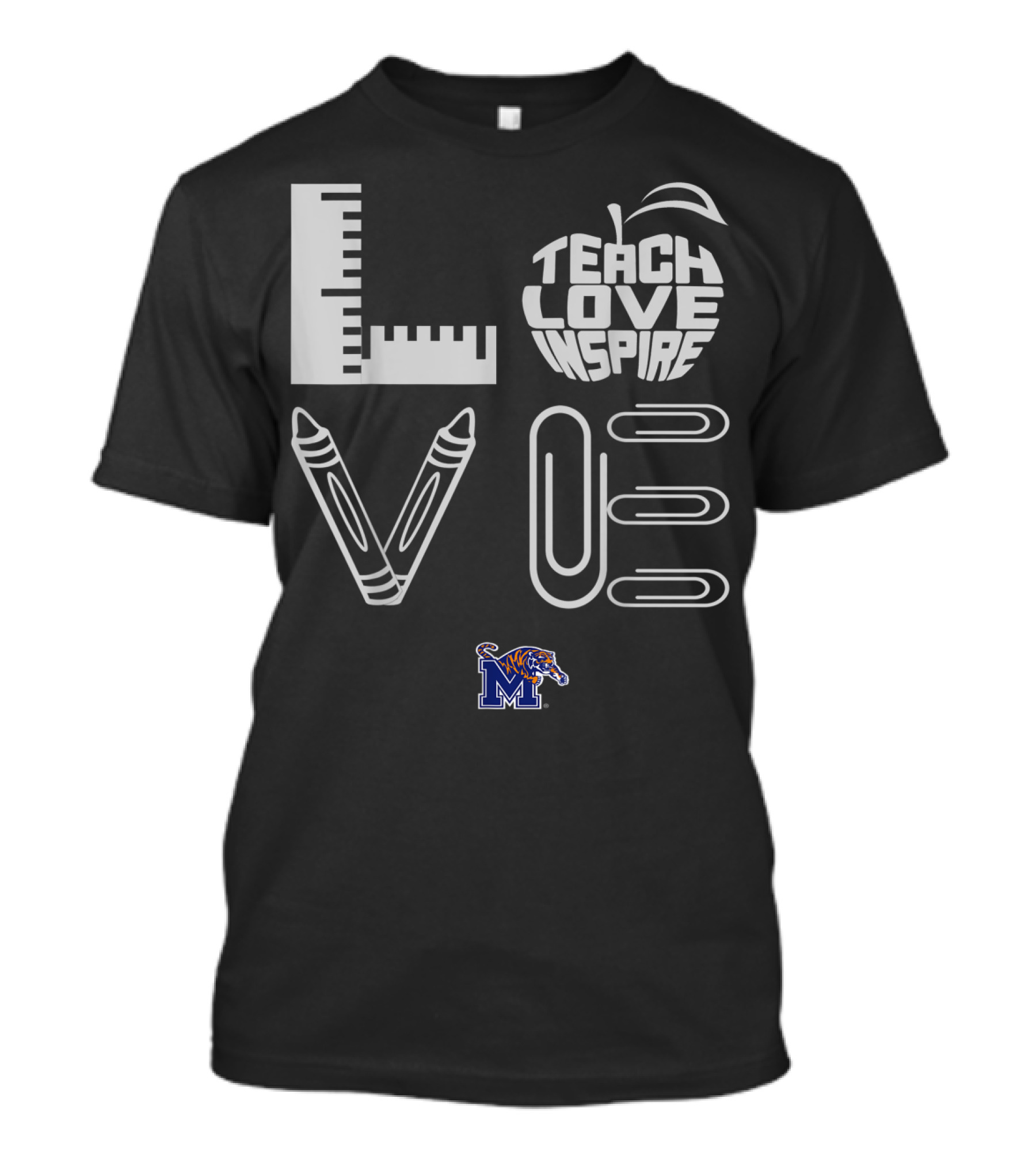 Teach Love Inspire Memphis Tigers Graduation T-Shirt