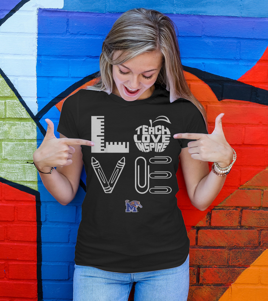 Teach Love Inspire Memphis Tigers Graduation T-Shirt