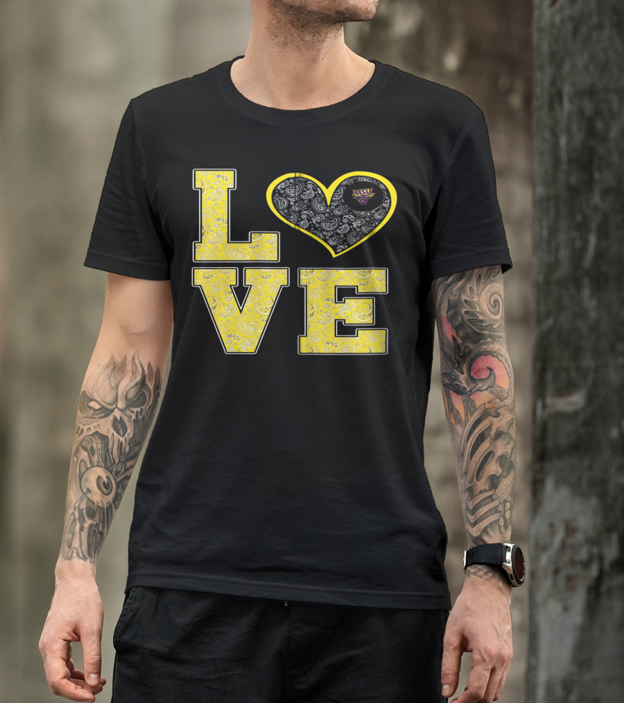 Minnesota State Mavericks Paisley Love MSU T-Shirt