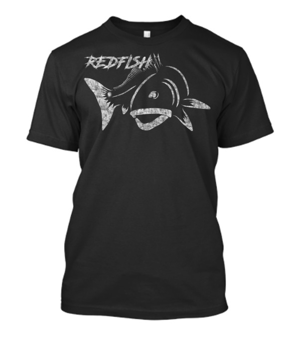 Redfish Fishing Ed Forauthentic Fishermen Angler Scene T-Shirt