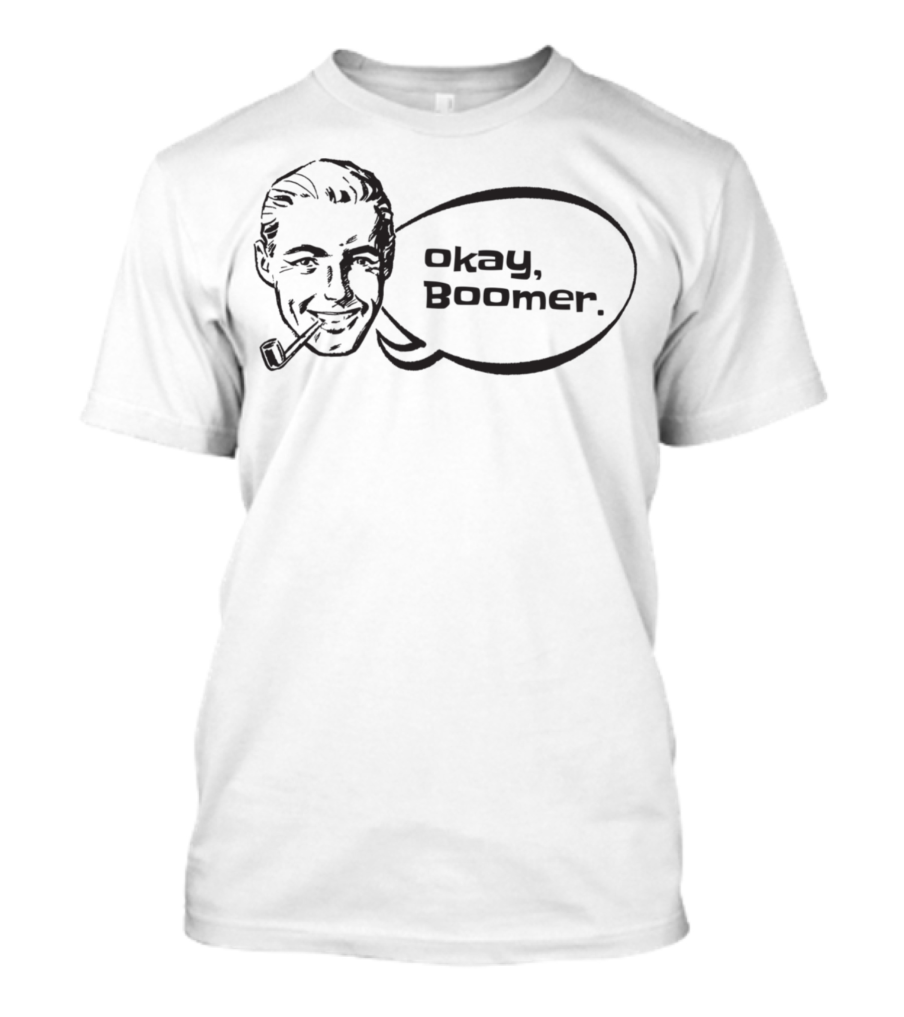Okay Boomer Retro Vintage Millennial Gen Z T-Shirt