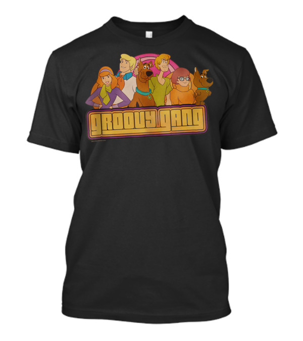 Scooby-Doo Groovy Gang Mystery Team Characters T-Shirt