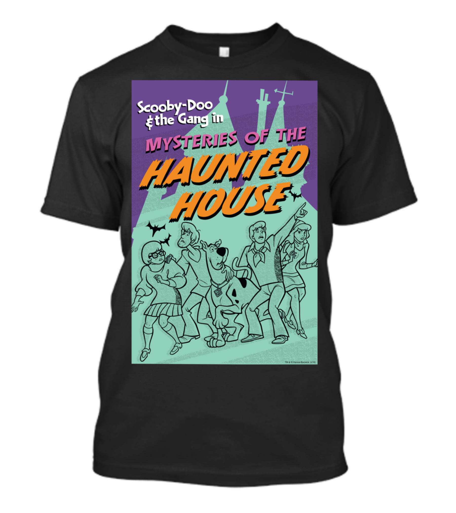 Scooby-Doo And The Gang In Mysteries Of The Haunted House T-Shirt