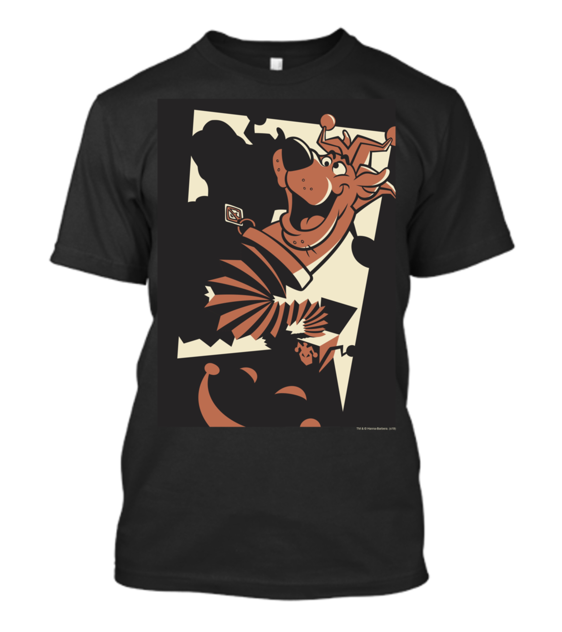 Scooby-Doo Jack-in-the-Box Vintage Style Art Deco T-Shirt