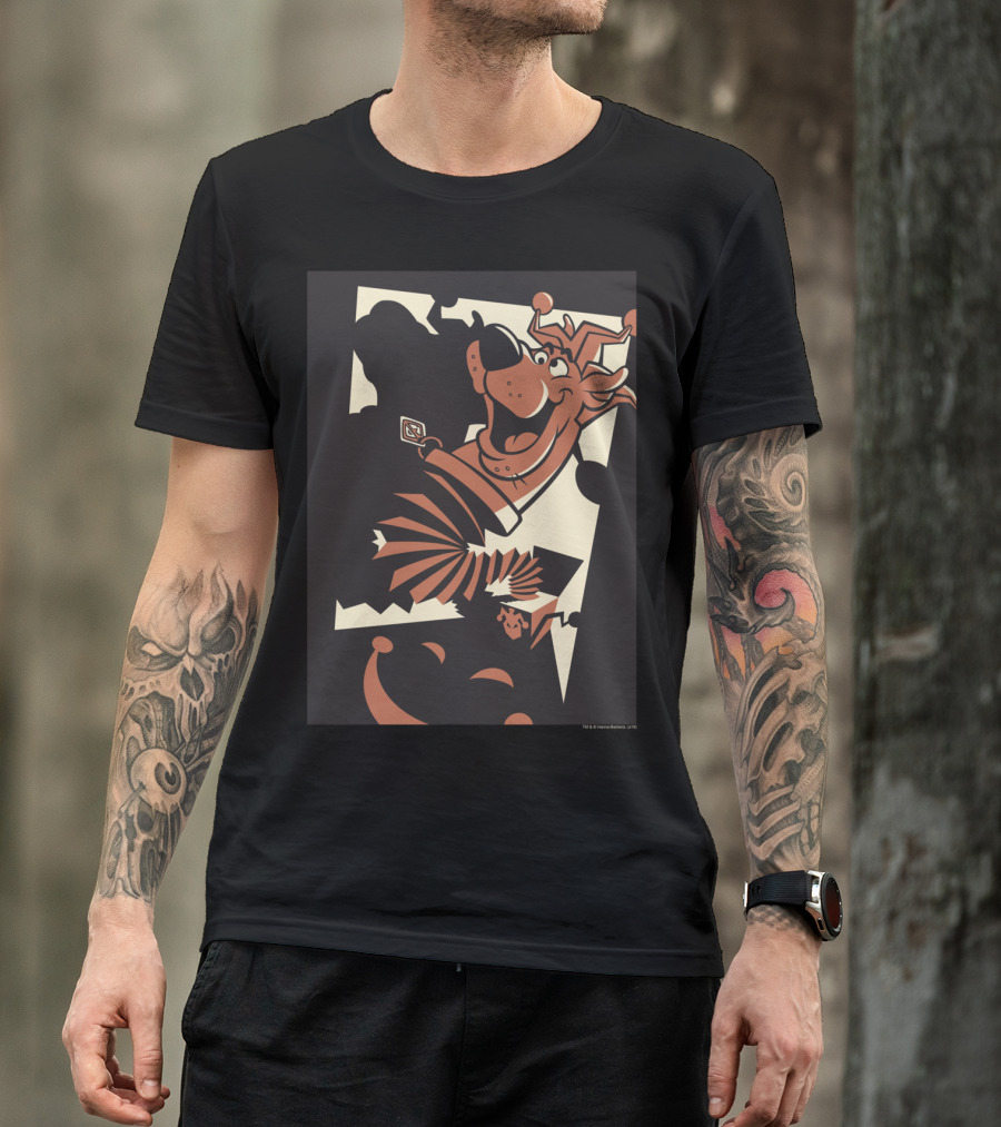 Scooby-Doo Jack-in-the-Box Vintage Style Art Deco T-Shirt