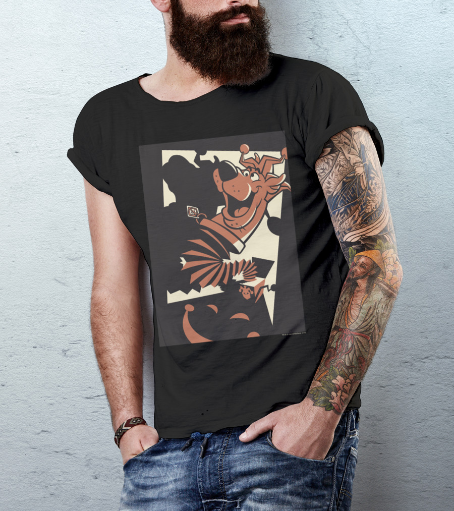 Scooby-Doo Jack-in-the-Box Vintage Style Art Deco T-Shirt