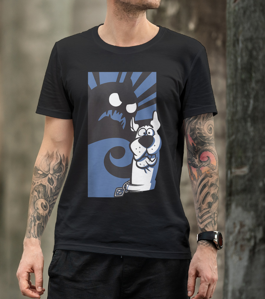 Scoobydoo Thed Shadow Monster Face Expression T-Shirt