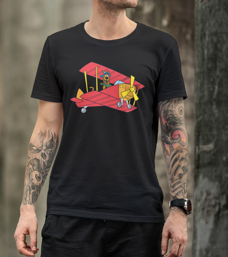 Scoobydoo Flying Biplane Adventure T-Shirt