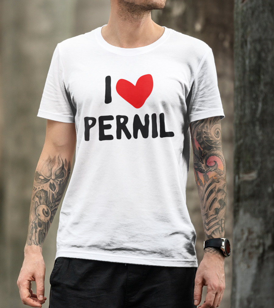 I Heart Pernil Puerto Rican Style Roast Pork Enthusiast T-Shirt
