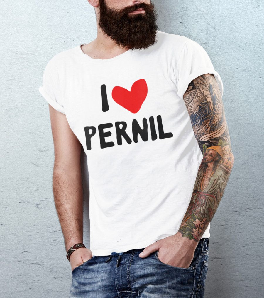 I Heart Pernil Puerto Rican Style Roast Pork Enthusiast T-Shirt