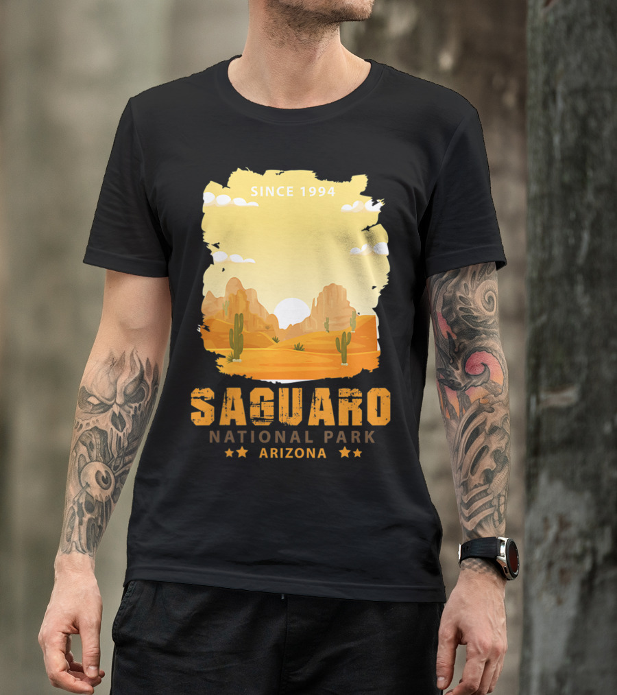 Saguaro National Park Arizona Desert Cactus Since 1994 T-Shirt