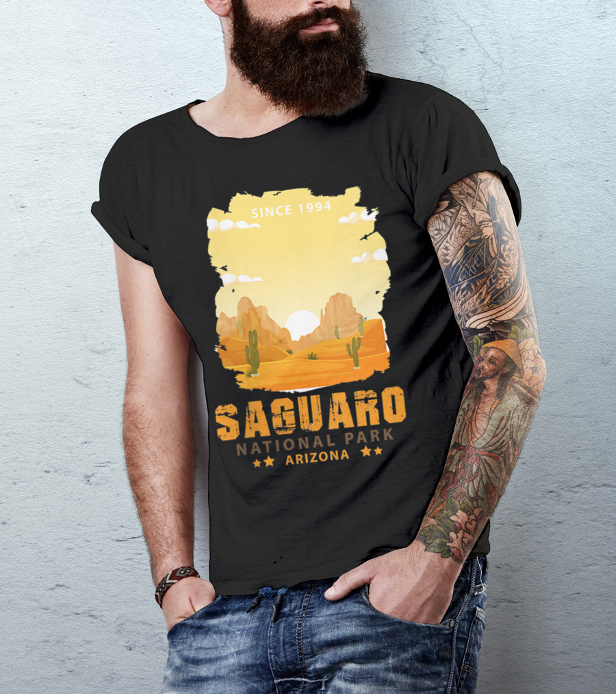 Saguaro National Park Arizona Desert Cactus Since 1994 T-Shirt