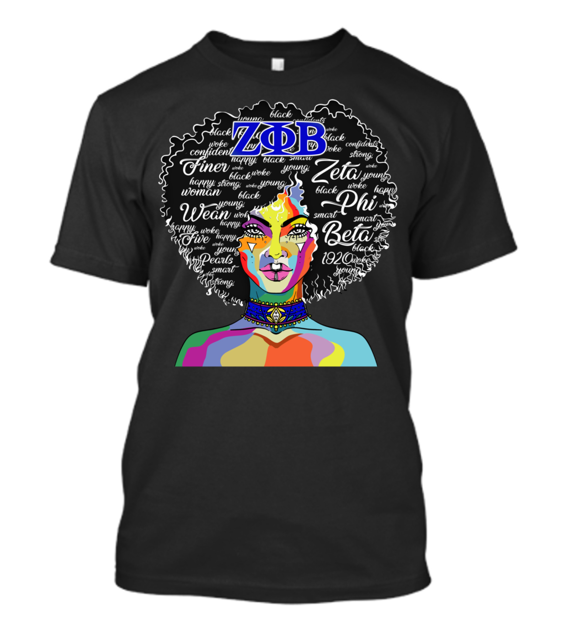 Zeta Phi Beta Confident Black Woman 1920 Empowerment T-Shirt