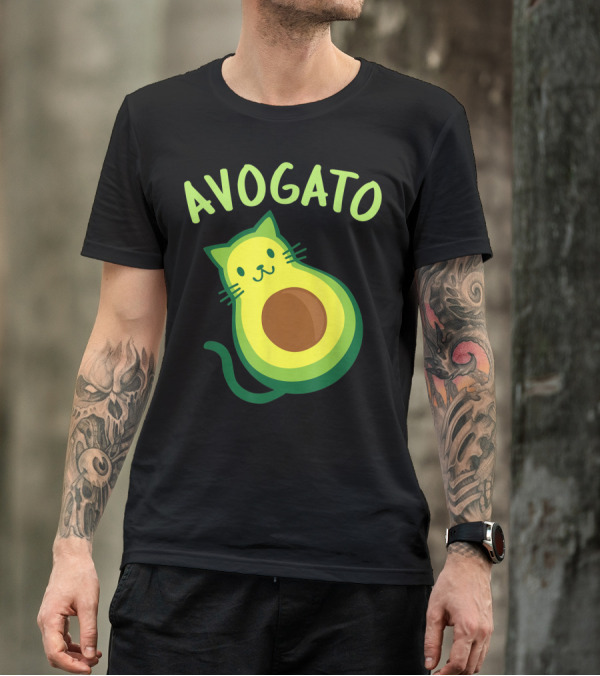 Avogato Cat Avocado Cinco De Mayo T-Shirt