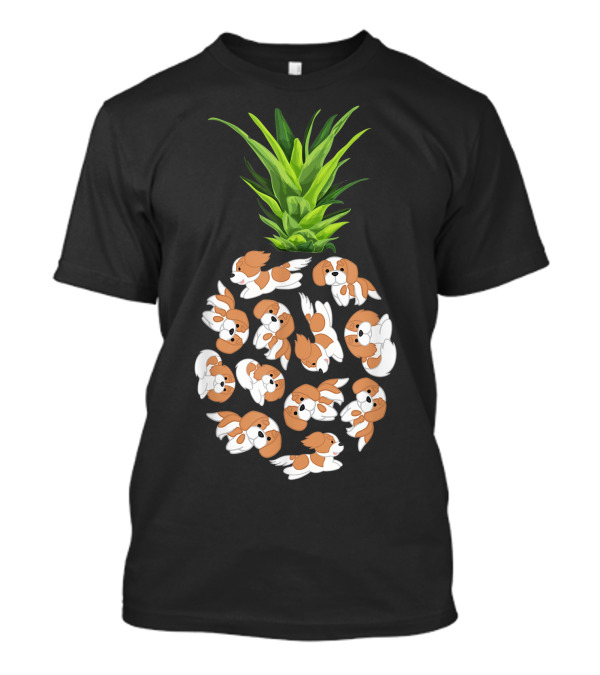 Cavalier King Charles Spaniel Pineapple Summer T-Shirt