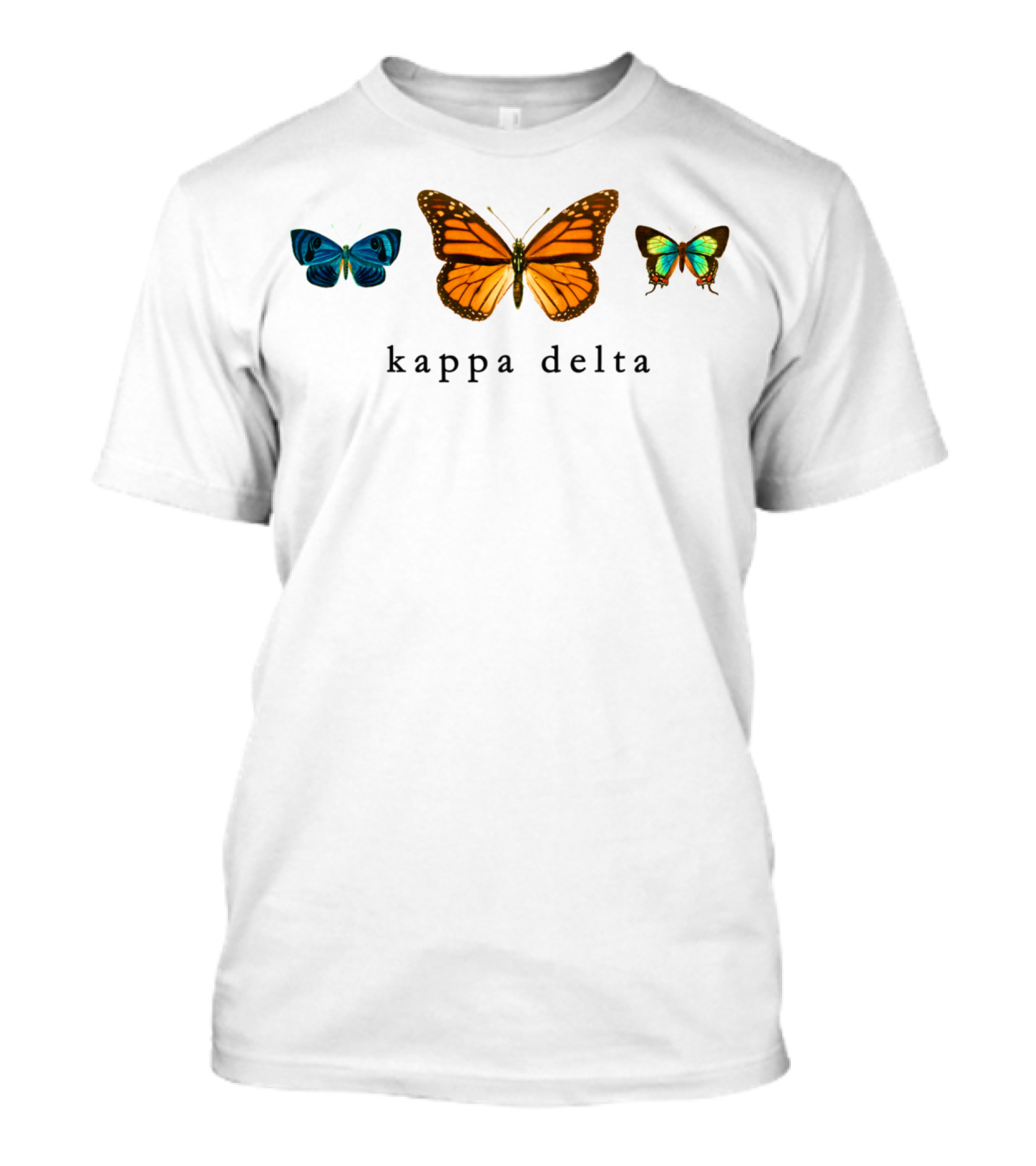 Kappa Delta Monarch And Butterfly T-Shirt