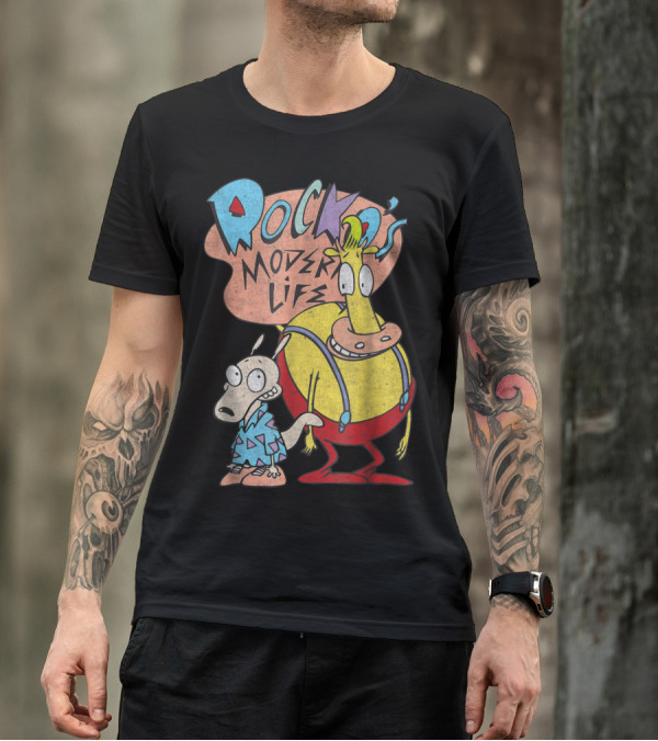 Nickelodeon Rocko's Modern Life Rocko And Heffer T-Shirt