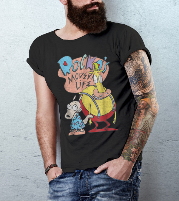 Nickelodeon Rocko's Modern Life Rocko And Heffer T-Shirt
