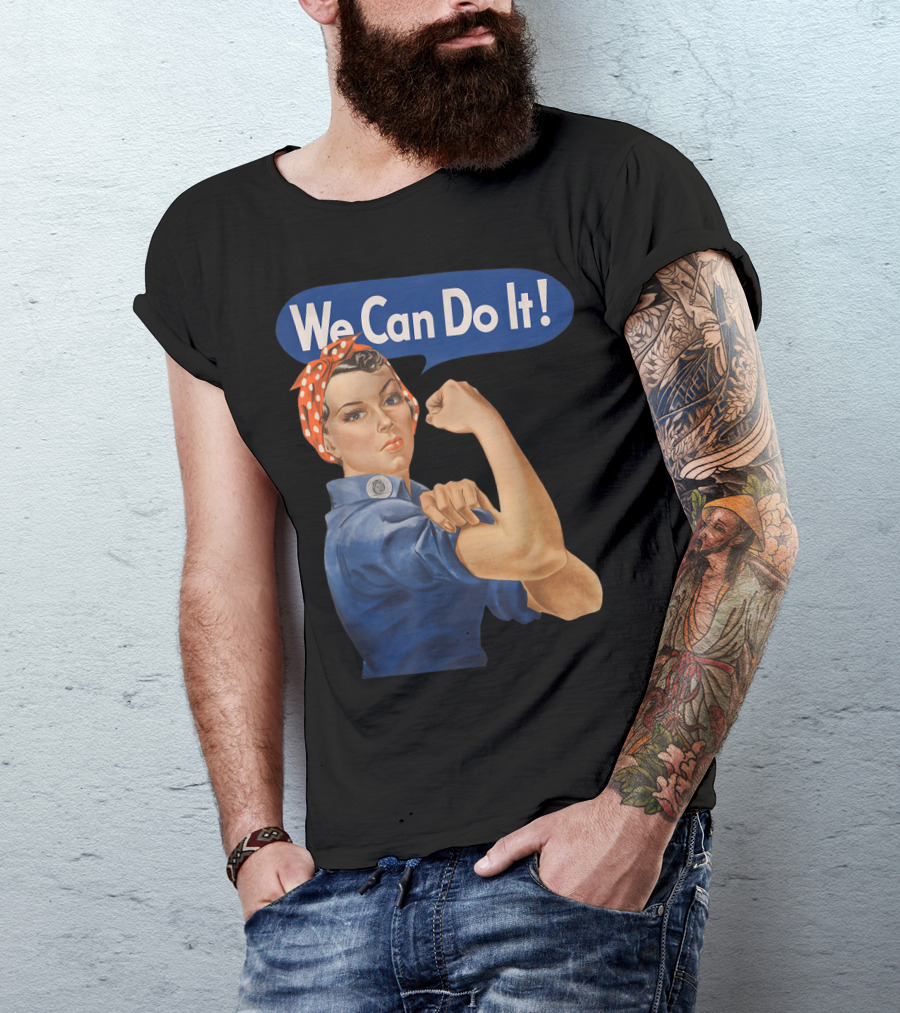 Rosie The Riveter We Can Do It Feminist Icon Empowerment T-Shirt