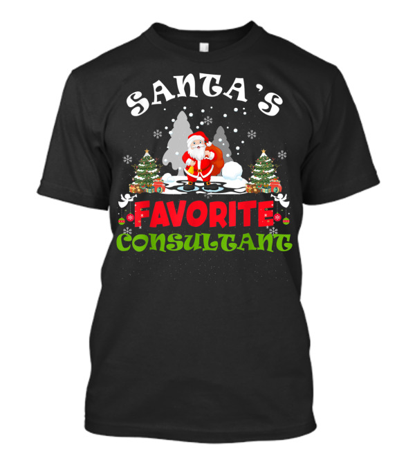 Santa's Expert Consultant In Winter Wonderland T-Shirt