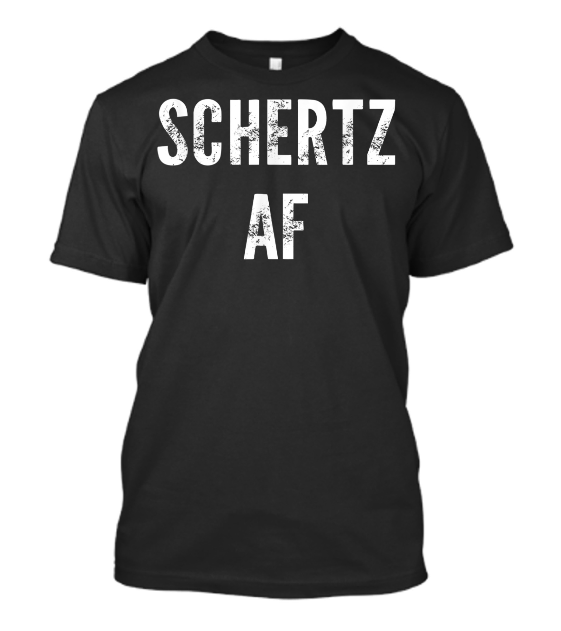 Schertz AF Bold Text Distressed Look T-Shirt