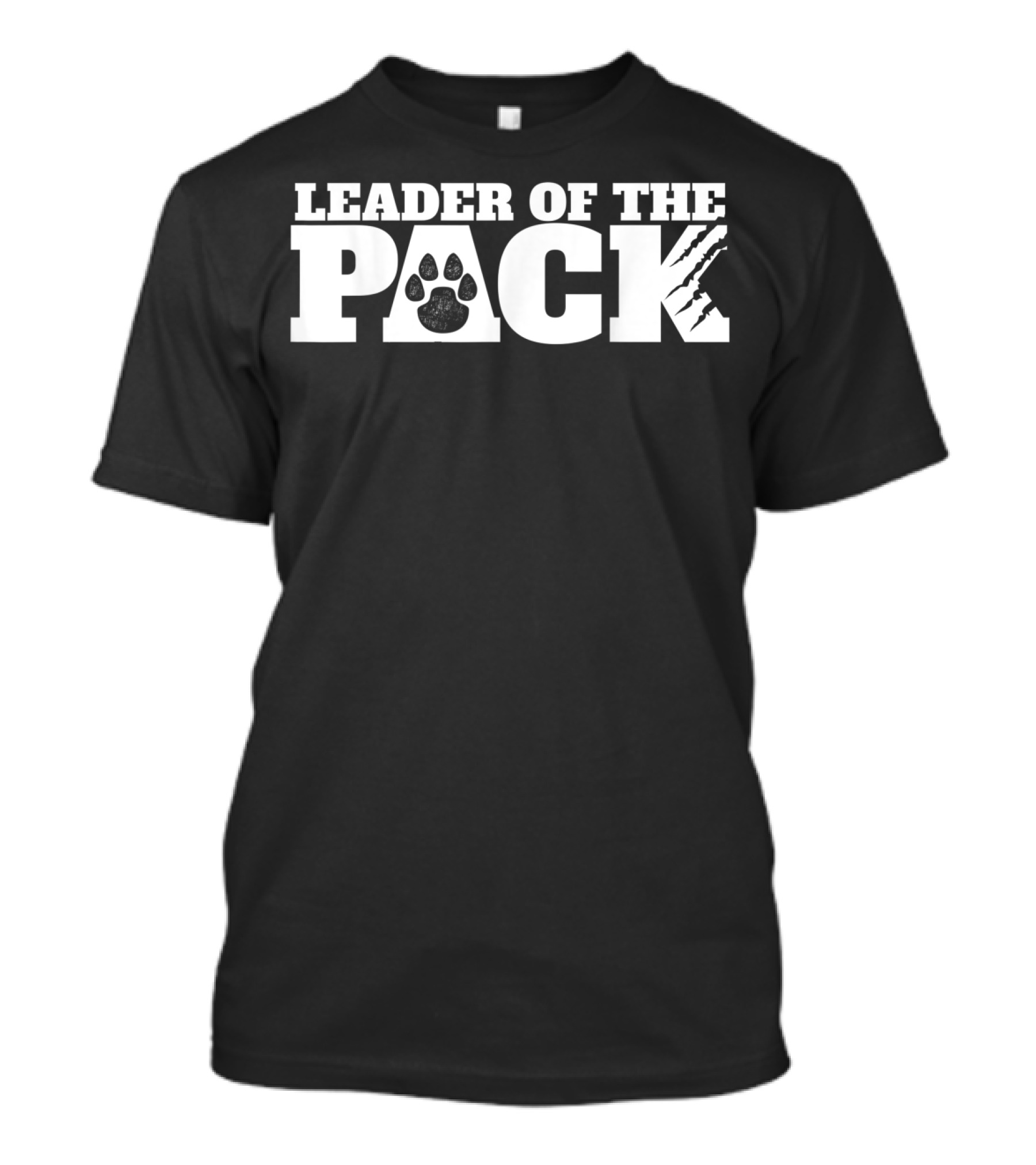 Leader Of The Pack Pawprint Claw Mark Wolf Pack T-Shirt