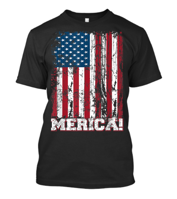 4Th Of July Independence Day American Flag Merica T-Shirt