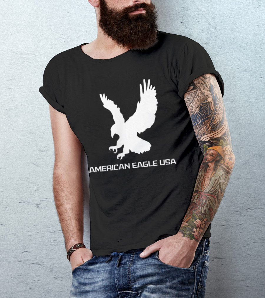 American Eagle USA Bold Soaring Emblem T-Shirt