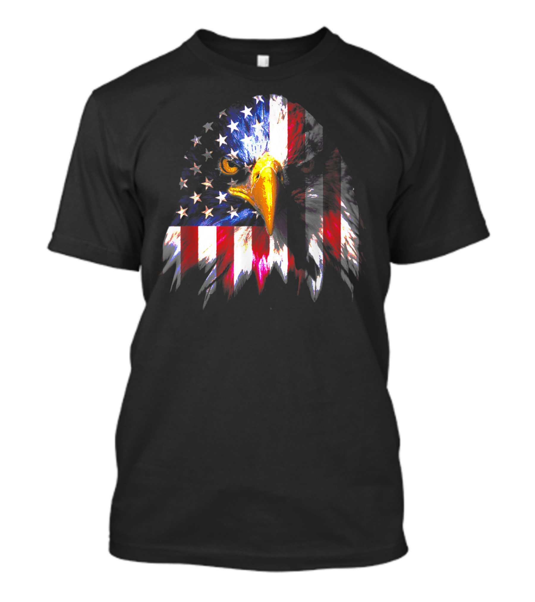 American Flag Bald Eagle USA Independence Day Patriotic Pride T-Shirt
