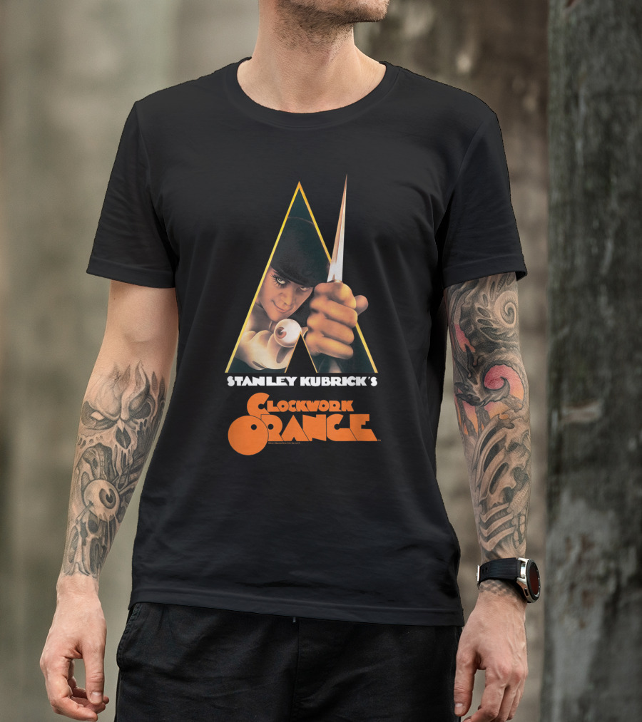 Stanley Kubrick's Clockwork Orange Alex Bold A Knife T-Shirt