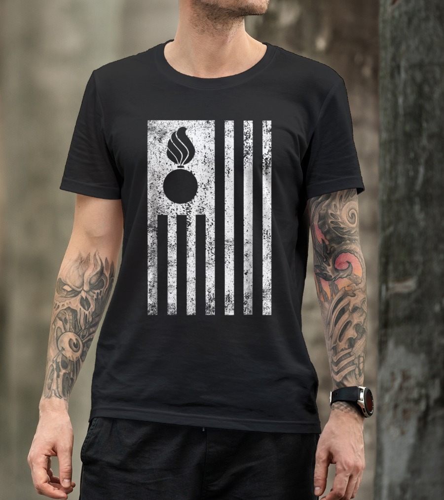 Air Force Ammo Symbol American Flag T-Shirt