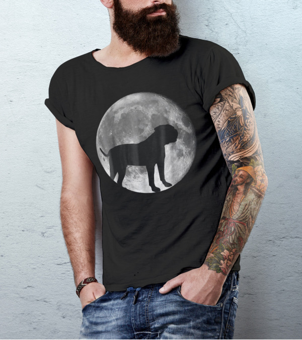 American Bulldog Moon T-Shirt