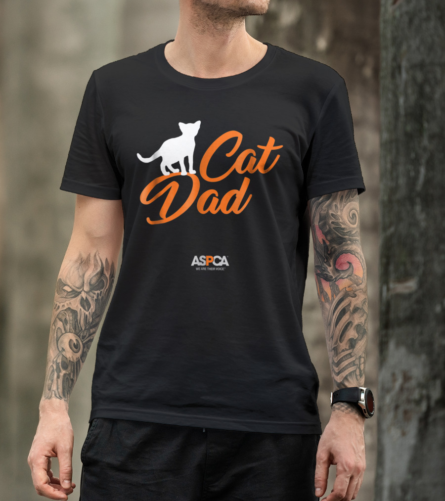 Cat Dad ASPCA We Are Their Voice T-Shirt
