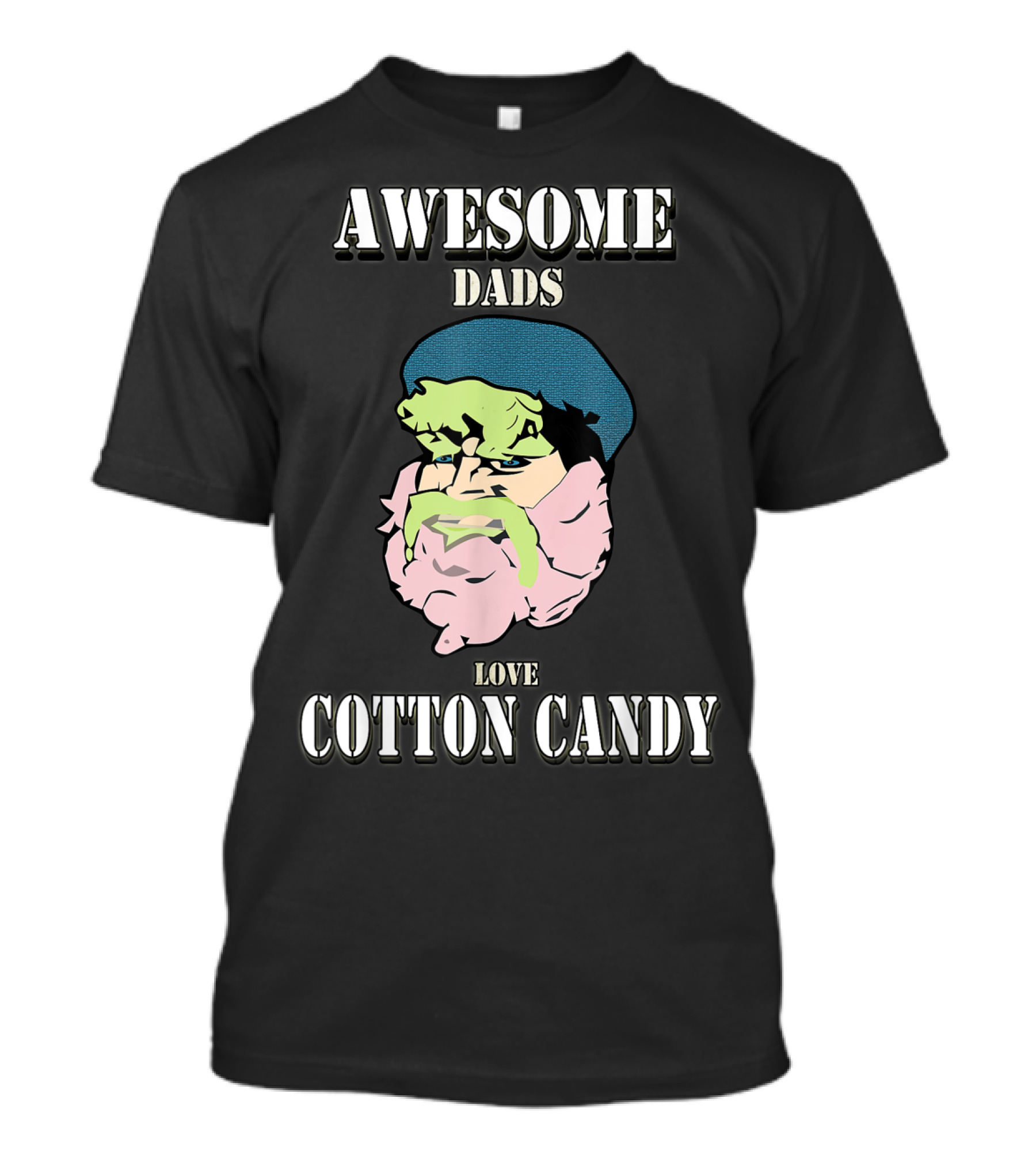 AWESOME DADS LOVE COTTON CANDY T-Shirt