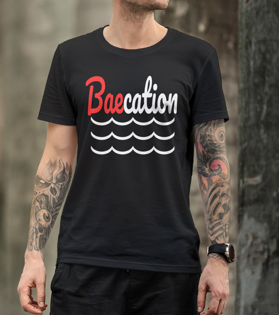 Baecation Vacation Waves T-Shirt