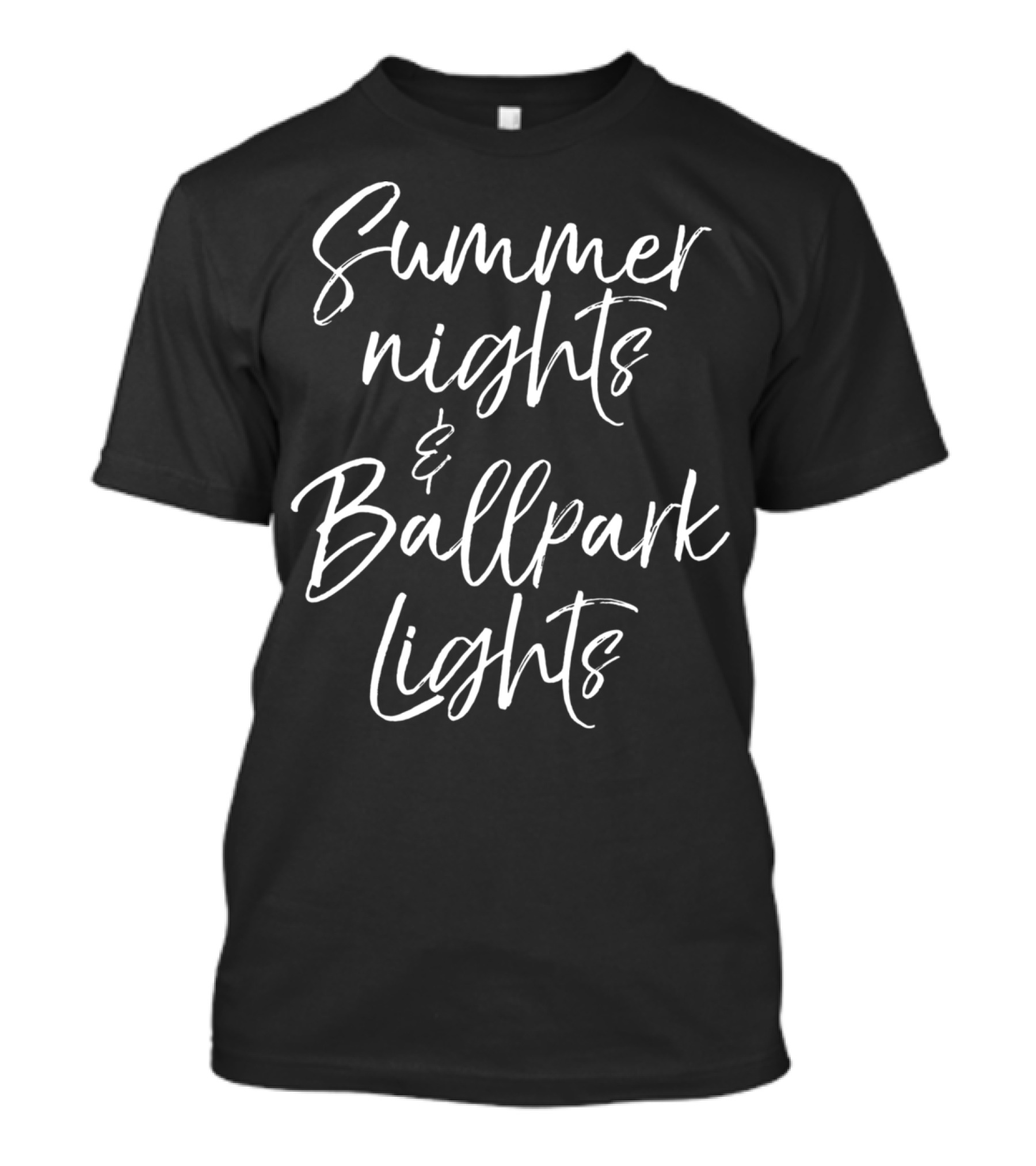 Summer Nights Ballpark Lights T-Shirt