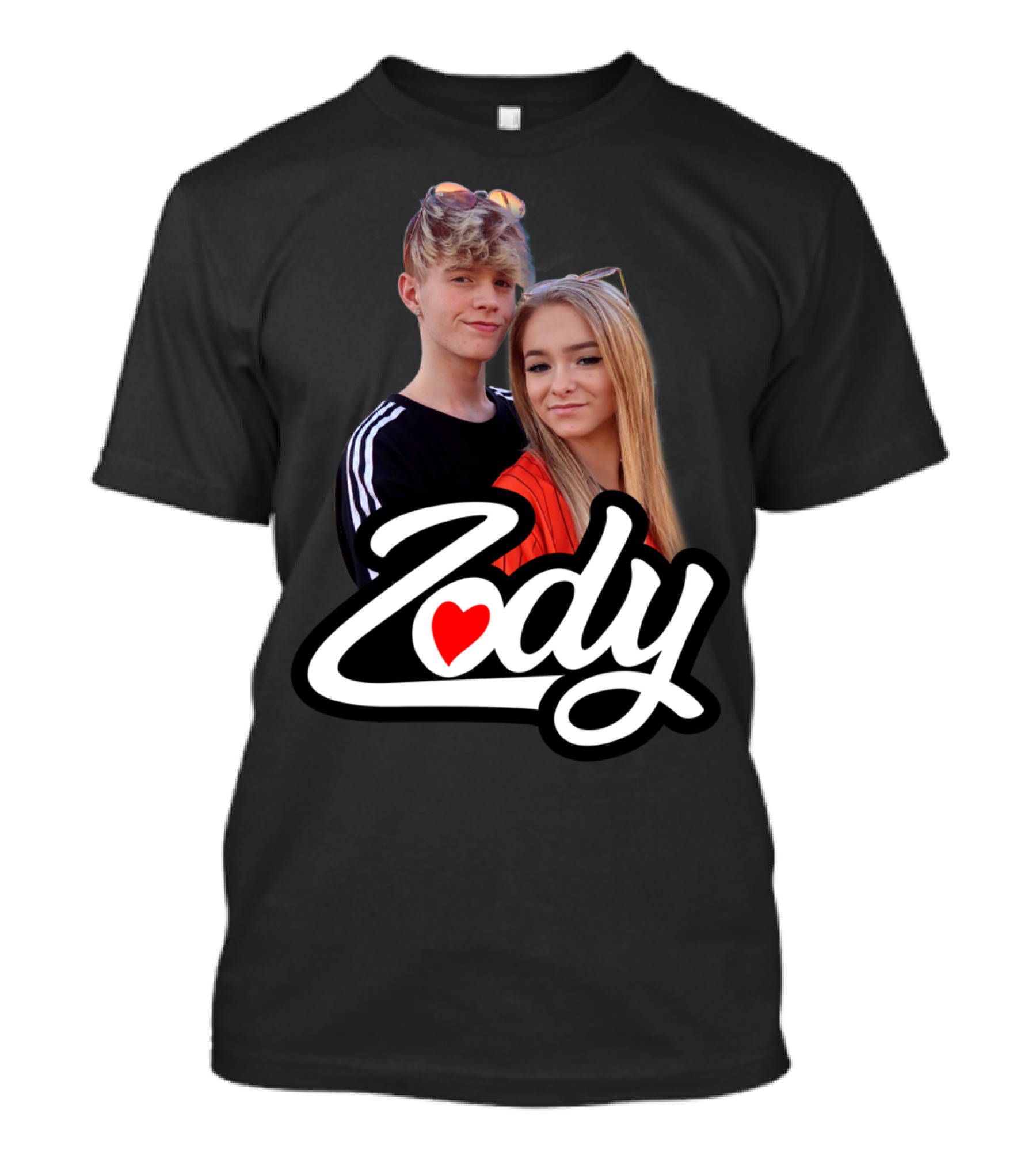 Zody Couple Fan Favorite With Heart T-Shirt