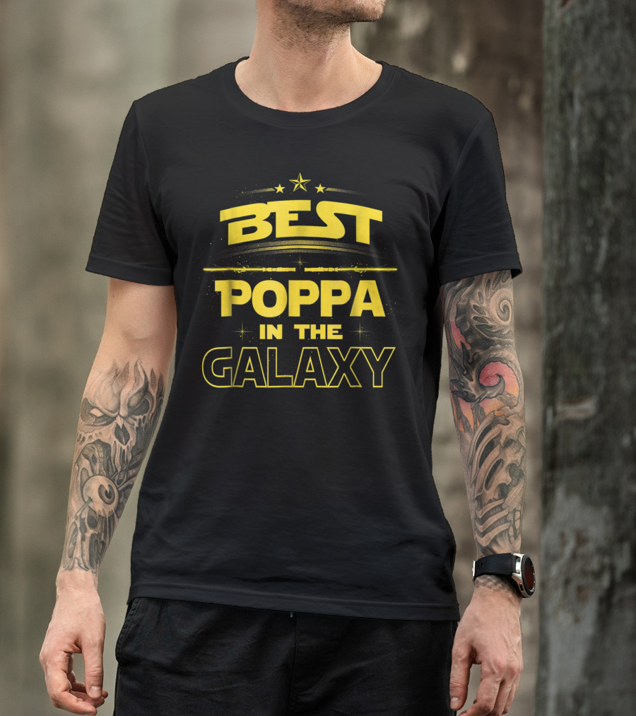 Best Poppa In The Galaxy T-Shirt