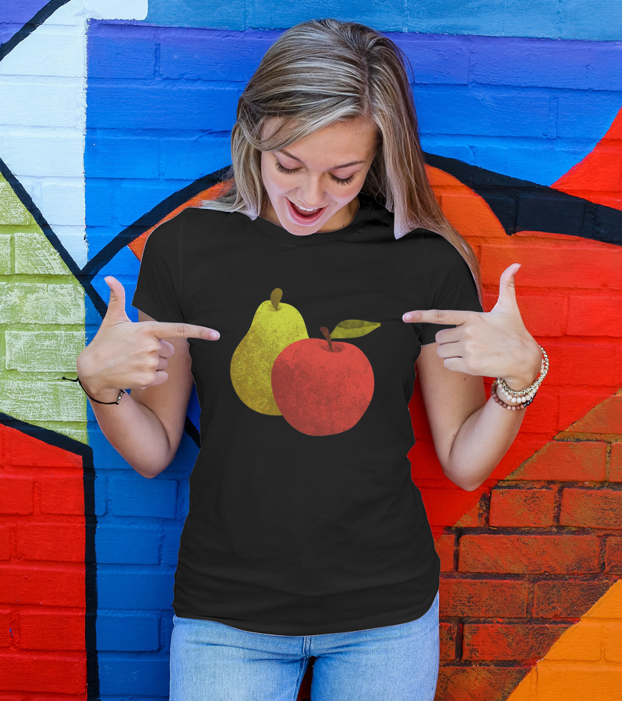 Apple And Pear Fruit Duo 1308025 T-Shirt