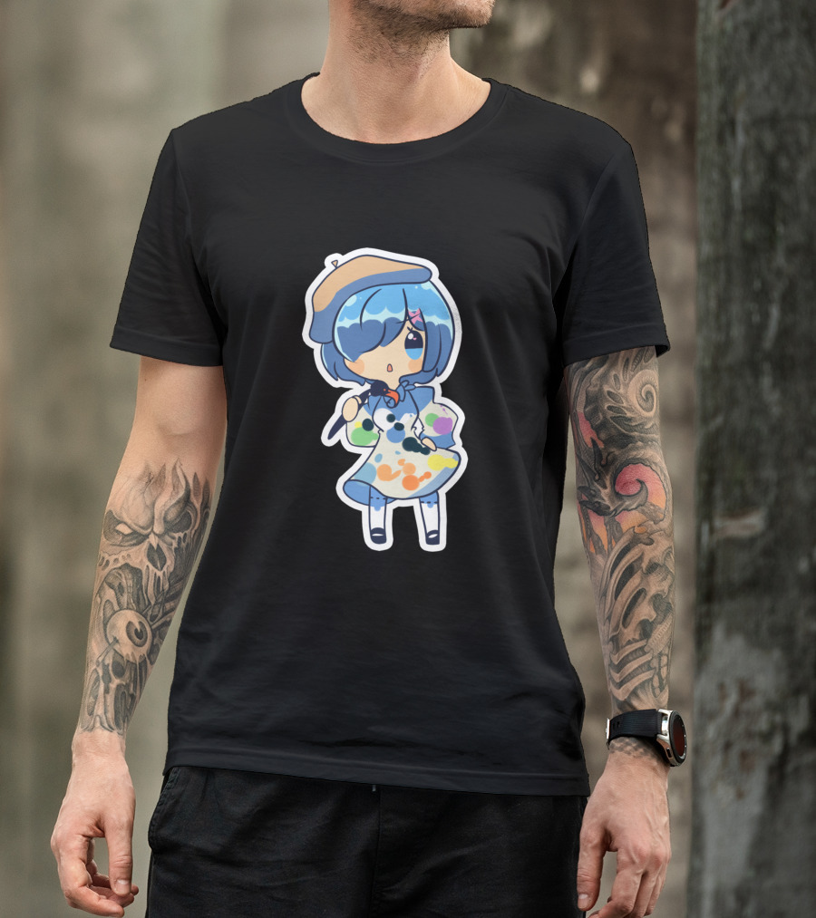 Rem Chibi Art Painter Style 923986 T-Shirt