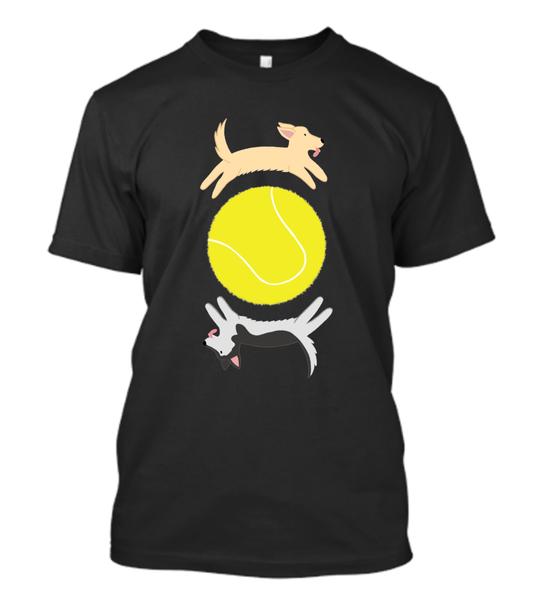 Ball Is Life With Dogs And Tennis Ball 1159928 T-Shirt