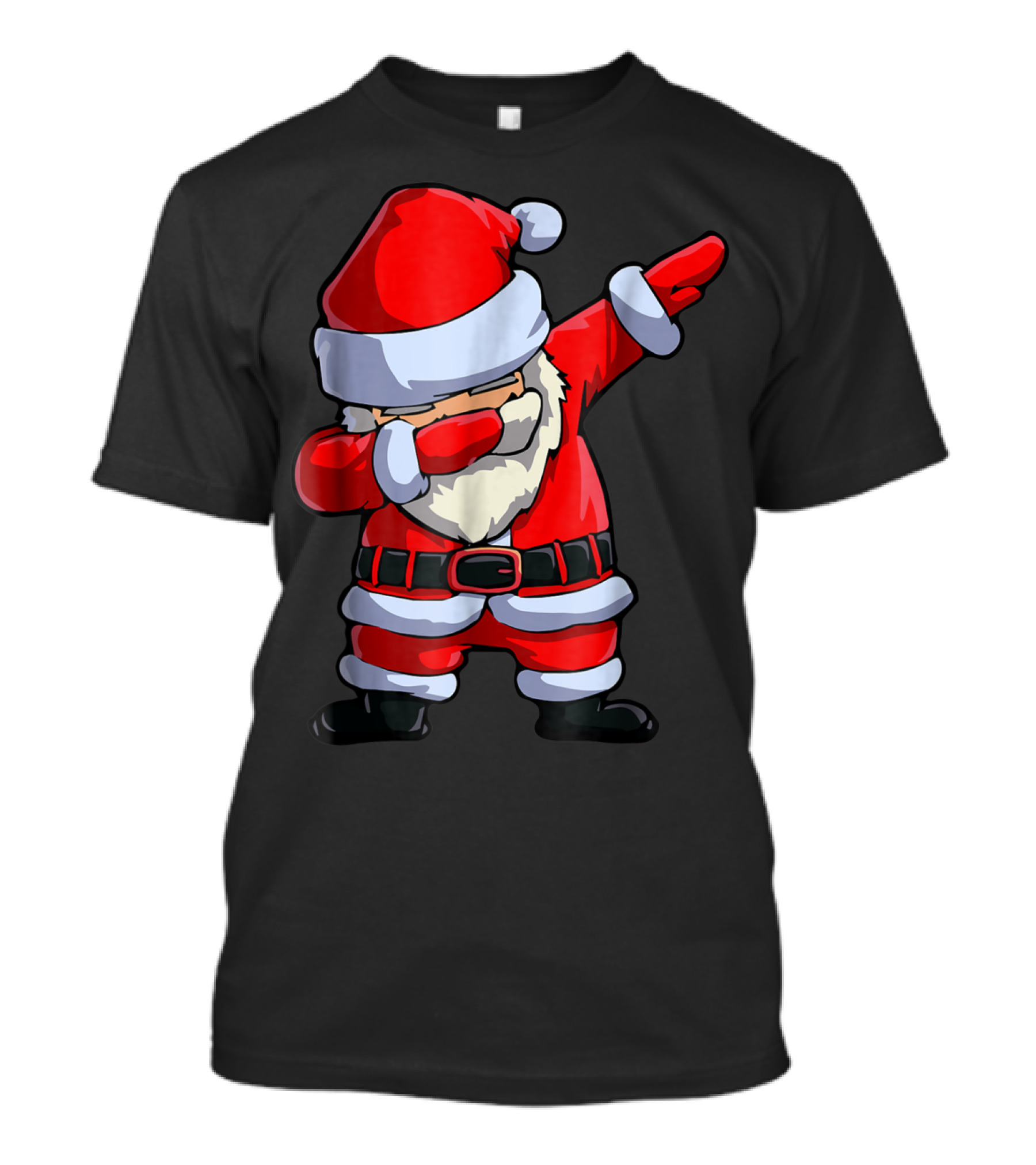 Christmas Dabbing Santa Kids Xmas Tees9 Iconic Festive Dance Motif T-Shirt