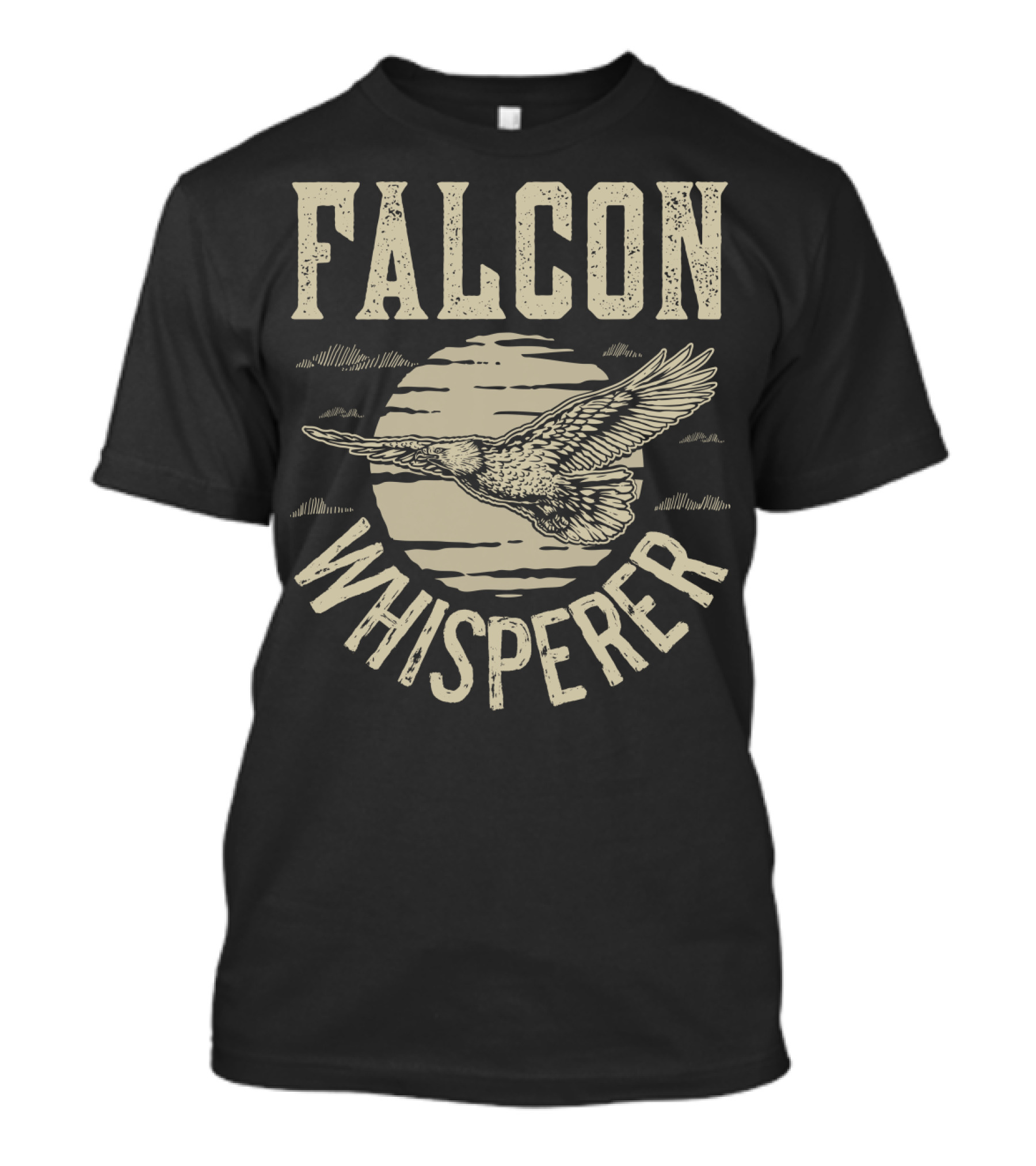 Falcon Whisperer Vintage Falconry Hunter Atmosphere T-Shirt