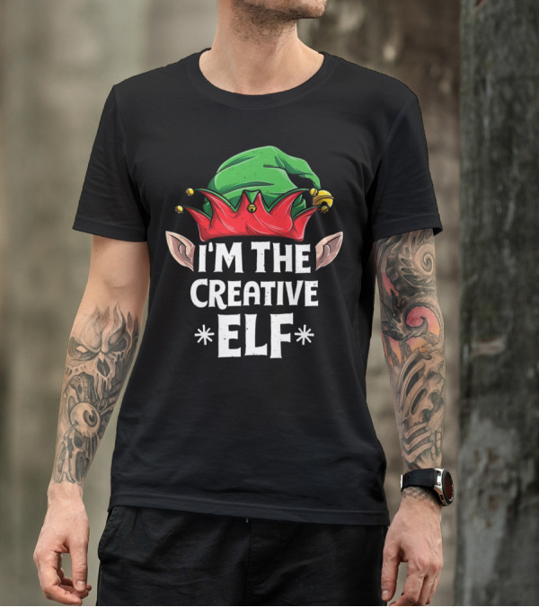 I'm The Creative Elf Christmas Family Matching T-Shirt