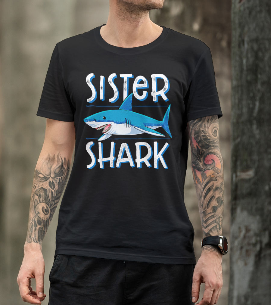 Sister Shark Family Matching Jawsome Shark T-Shirt
