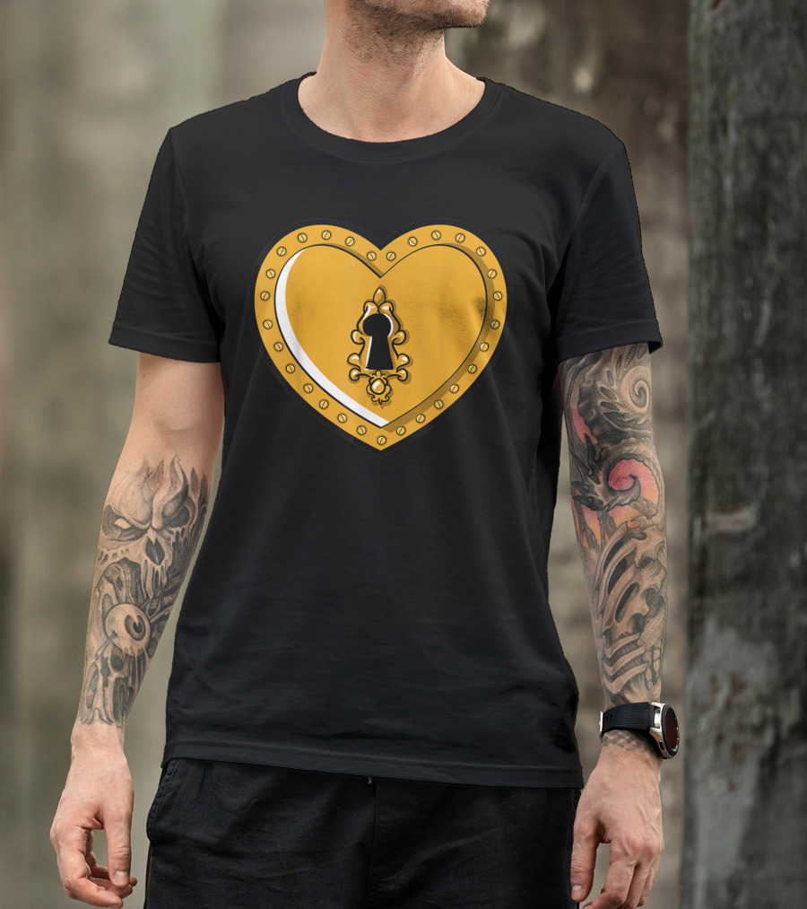 Heart Lock Valentines Day For Girl Boy Loving Pair 20 T-Shirt